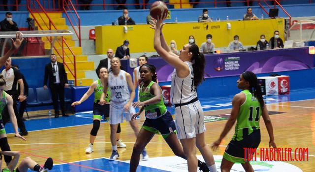 Hatay Büyükşehir Belediyespor - Nesibe Aydın Gençlikspor: 74 -76