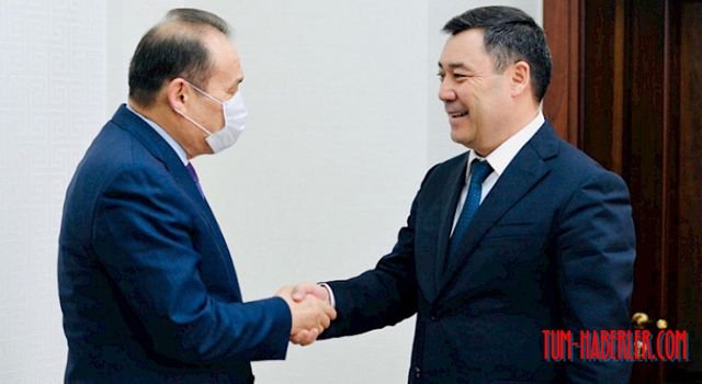 Kırgızistan Cumhurbaşkanı Caparov, Türk Konseyi Genel Sekreteri'ni kabul etti